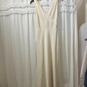 JCREW  gown , Ivory (2) 100% Silk